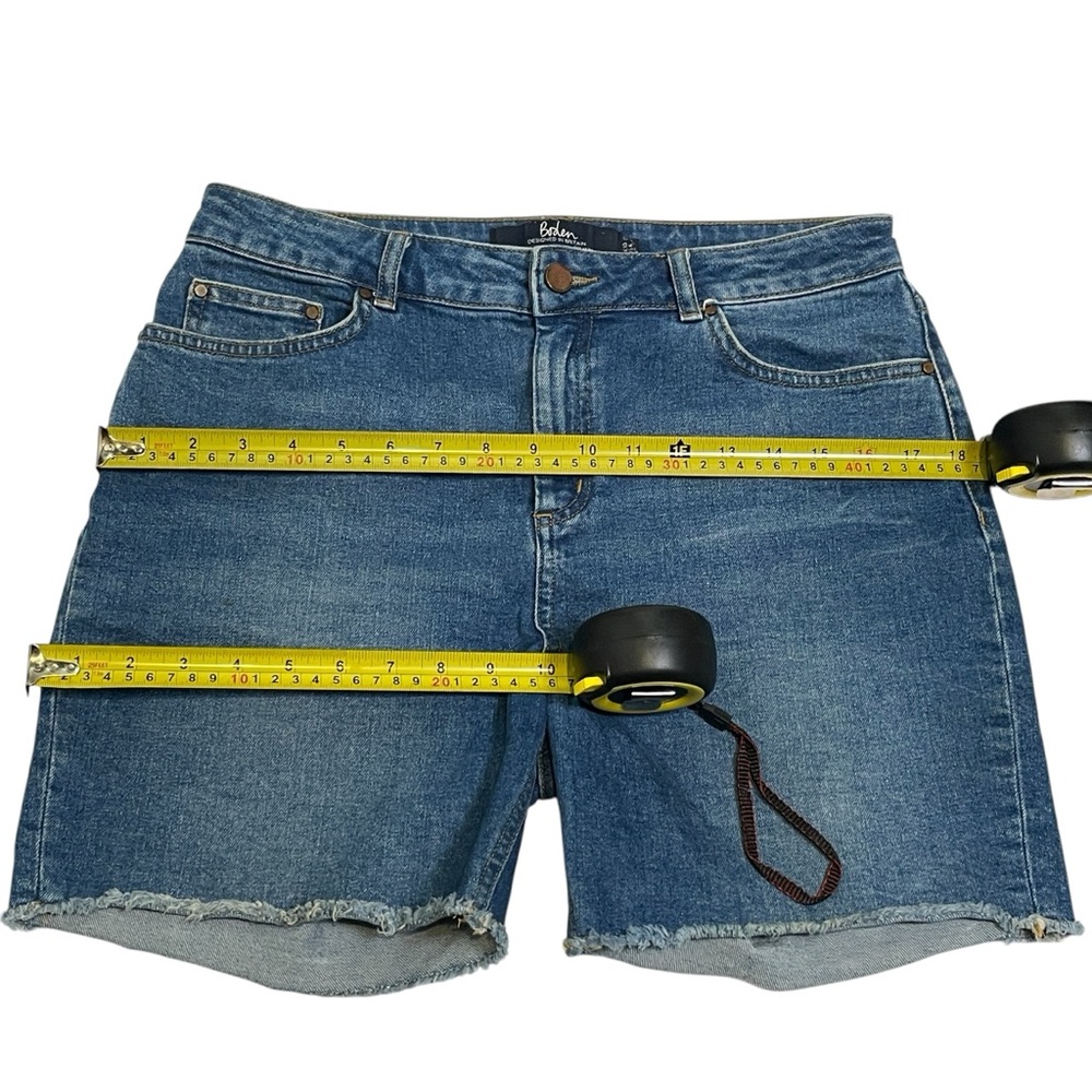 Boden Women's Denim Salcome Short Size 6 NWOT - Picture 10 of 12